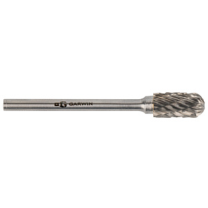 GARWIN INDUSTRIAL 900555-6*13*50 Борфреза цилиндрическая с закругленным концом 6x13x50 мм, VHM, DC, форма C (серия 900555)