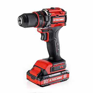 RUNTEC RT-ID60T Дрель-шуруповерт ударная аккумуляторная RUNTEC TECHNIC 13 мм, 20 В, 2*2Ач, 60 Нм