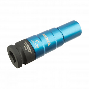 Licota PAW-TL417H Головка, 1/2", 17 мм, торцевая, 6-гранная, ударная, глубокая, для литых дисков, торсионная