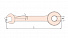 GARWIN INDUSTRIAL GSS-TP22 Ключ комбинированный, трещоточный, искробезопасный, 22 мм-4004