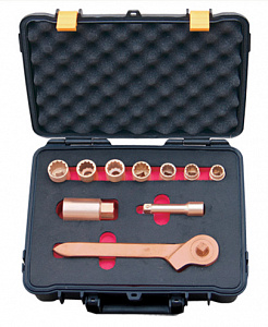 GARWIN INDUSTRIAL GSS-ST11 Набор головок искробезопасных 3/8” 11пр.