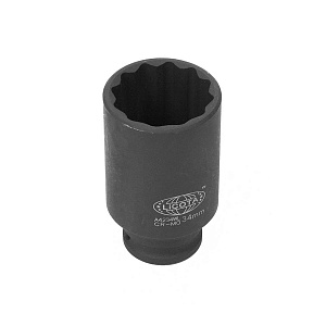 Licota A4234WL Головка, 1/2", 34 мм, торцевая, 12-гранная, ударная, глубокая