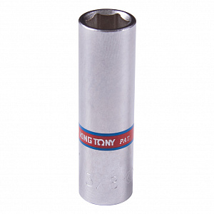 Головка торцевая глубокая шестигранная 1/4", 3/8", дюймовая KING TONY 223512S