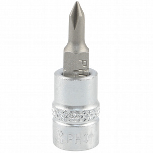 Licota H2PH0 Головка со вставкой, 1/4", PH0, 37 мм