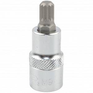 Licota H4RM09 Головка со вставкой, 1/2", M9, 55 мм