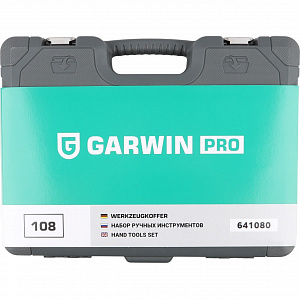 GARWIN PRO 641080 Набор ручных инструментов 1/4" и 1/2" 6 гр. 108 предметов