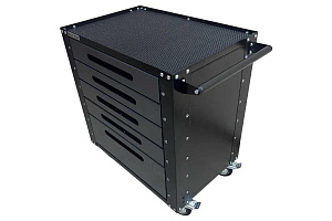 Инструментальная тележка Great Wolf 6 ящиков, колеса с тормозом, серая GWT-G5