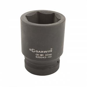 GARWIN PRO 620343-42 Головка, 1", 42 мм, торцевая, 6-гранная, ударная