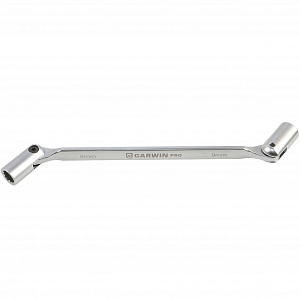 GARWIN PRO 603210-8*9 Ключ торцевой двусторонний шарнирный 08х09 мм