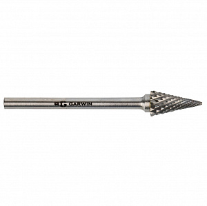 GARWIN INDUSTRIAL 900697-6*19*63 Борфреза коническая с заостренным концом 6*19*63 мм, VHM, DM, форма M (серия 900697)
