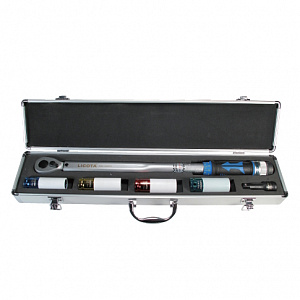 Licota PAW-TSAK1 Динамометрический ключ 1/2" 40-210 Нм , набор 6 пр. (головки для литых дисков 17,19,21,22, удлинитель 1/2 75 мм)