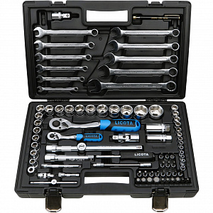 Licota ALK-8015F Набор инструмента 1/4" и 1/2", 83 предмета