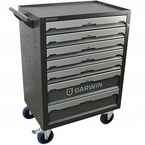 GARWIN PRO S01007 Тележка инструментальная 7 полочная серая