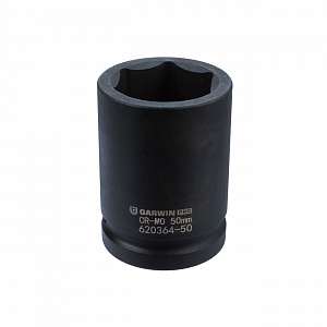 GARWIN PRO 620364-50 Головка, 1-1/2", 50 мм, торцевая, 6-гранная, ударная