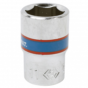 Головка торцевая стандартная шестигранная 1/4", 11 мм KING TONY 233511M