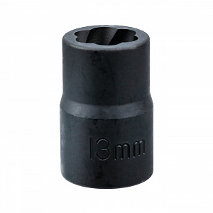 Licota ATF-5139A-13 Головка, 1/4", 13 мм, торцевая, экстрактор, ударная, для слизанного крепежа