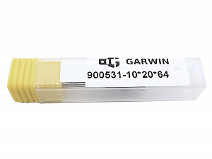GARWIN INDUSTRIAL 900531-10*20*64 Борфреза цилиндрическая с торцевыми зубьями 10x20x64 мм, VHM, AL, форма B (серия 900531)