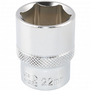 Licota N4022 Головка, 1/2", 22 мм, торцевая, 6-гранная