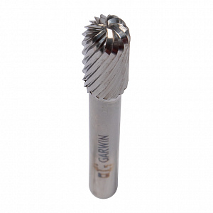 GARWIN INDUSTRIAL 900559-8*20*64 Борфреза цилиндрическая с закругленным концом 8*20*64 мм, VHM, SC, форма C (серия 900559)