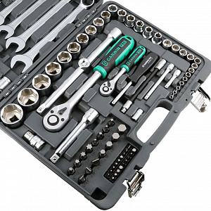 GARWIN PRO 641045 Набор ручных инструментов 1/4" и 1/2" 6 гр. 89 предметов