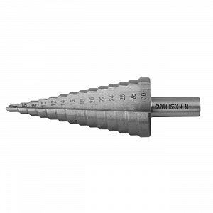 GARWIN INDUSTRIAL 102560-4-30-14 Сверло ступенчатое 4,0-30,0 мм, 14 ступеней, HSS-Co5