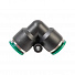 GARWIN PRO 808550-Г-10-10 Фитинг угловой цанговый 10 мм, пластм. корпус-4004
