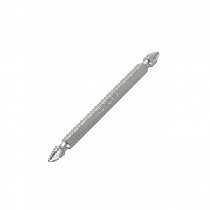 Вставка (бита) торцевая 1/4", Phillips, PH2, 100 мм, двусторонняя KING TONY 151002P
