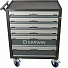 GARWIN PRO S01006-169 Тележка инструментальная 6 полок с комплектом инструмента, 169 пр., серая-4004