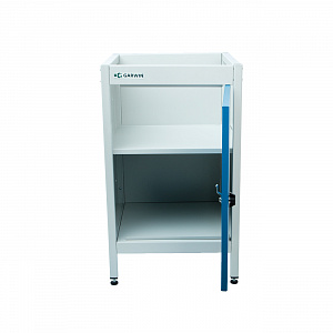 GARWIN PRO MST-T-7035-5015 Тумба с дверцей Standart, без крышки, светло-серый каркас, светло-синяя дверца, 7035+5015