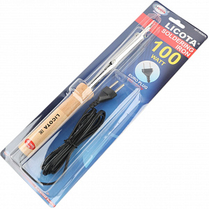 Licota AET-6006FD Паяльник с деревянной ручкой, 100 Вт, 220 В
