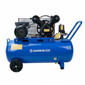 GARWIN INDUSTRIAL 840215-320-100 Компрессор поршневой с ременным приводом, 320 л/мин., 10 бар, ресивер 100 л., 1050 об/мин