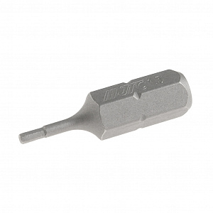 Бита HEX H1.5х25мм 1/4" DR 6-ти гранная S2 JTC