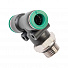 GARWIN PRO 808520-Т-8-8-14 Фитинг цанговый Т-тройник М1/4" 8 мм, с уплотнением, пластм. корпус-4004