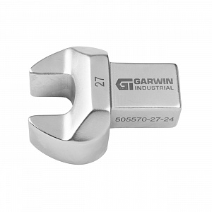 GARWIN INDUSTRIAL 505570-27-24 Насадка для динамометрического ключа рожковая 27 мм с посадочным квадратом 24*32