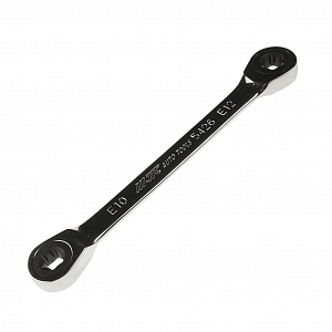 Ключ накидной TORX E10хE12 трещоточный JTC