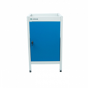GARWIN PRO MST-T-7035-5015 Тумба с дверцей Standart, без крышки, светло-серый каркас, светло-синяя дверца, 7035+5015