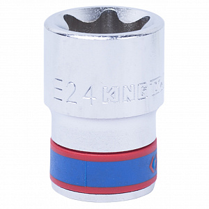 Головка торцевая TORX Е-стандарт 1/2", E24, L = 39 мм KING TONY 437524M