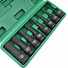 GARWIN PRO 626600-8-12 Набор ударных шестигранников 1/2" HEX 8 пр. 5-19 мм, 78 мм-4004