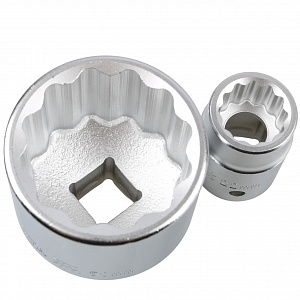 Licota ALT-6001W Набор торцевых головок 3/4", 12-ти гранных, 15 пр., 22-50 мм