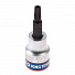 Насадка (бита) торцевая 3/8", Torx, T27, L = 50 мм, с отверстием KING TONY 302727-4004
