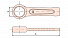 GARWIN INDUSTRIAL GST-A130 Ключ накидной ударный искробезопасный 130 мм-4004