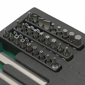 GARWIN PRO 645545 Набор бит и головок Е-профиль 89 пр. в ложементе EVA