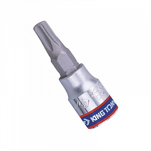 Насадка (бита) торцевая 1/4", Torx, T25, L = 37 мм, с отверстием KING TONY 203725