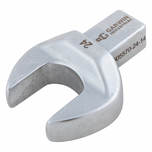 GARWIN INDUSTRIAL 505570-24-14 Насадка для динамометрического ключа рожковая 24 мм, с посадочным квадратом 14х18