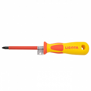 Licota ASD-931002 Отвертка изолированная VDE 1000V PZ2, 100 мм