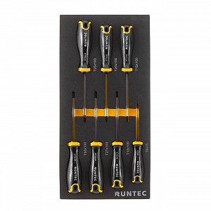 RUNTEC RT-HT313IND-LE7G Тележка инструментальная Limited Edition 7 полочная Industrial серая с комплектом инструмента, 313 предметов