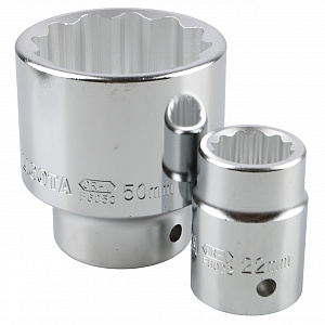 Licota ALT-6001W Набор торцевых головок 3/4", 12-ти гранных, 15 пр., 22-50 мм