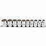 Licota TBS-22005 Набор торцевых головок 1/2" 12-ти гранных, 10 пр. на линейке, 10-24 мм-4004