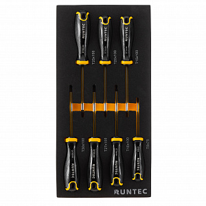 RUNTEC RT-SD1TE7F Набор отверток RUNTEC S2 TORX в ложементе EVA, 7 предметов