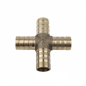 GARWIN PRO HHHX40G Фитинг "елка" 12 мм X-образный крест, латунь